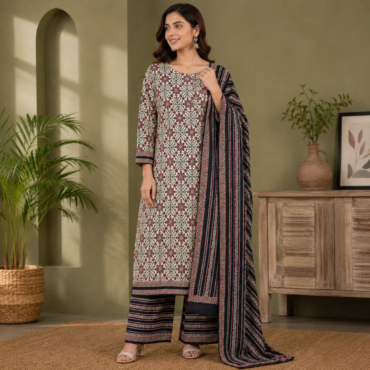 Unstitched Three Piece | LP-107