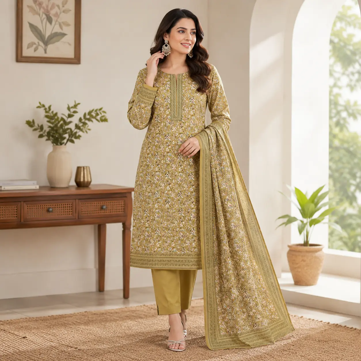 Unstitched Three Piece | LP-118