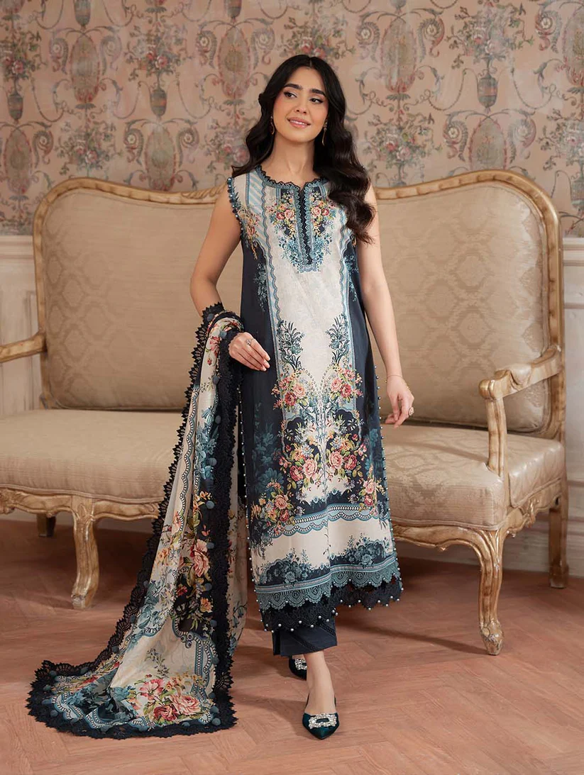 Unstitched Three Piece | JAL | LP-124