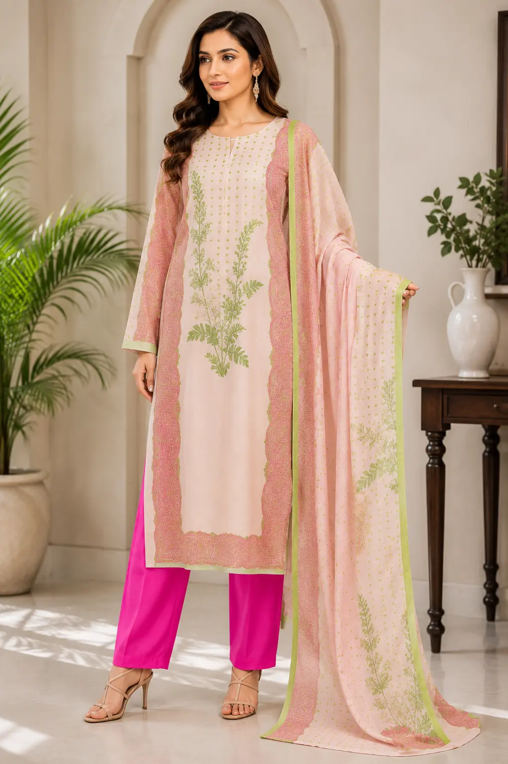 Unstitched Three Piece | LP-80