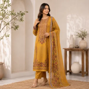 Unstitched Three Piece | LP-93