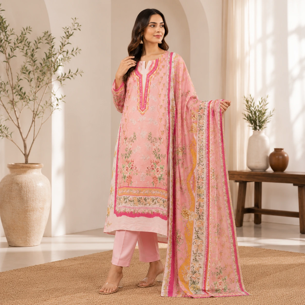 Unstitched Three Piece | LP-97