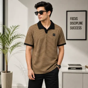 Striped Polo Shirt | LP-240
