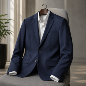 Matte Blue Single Blazer | LP-274