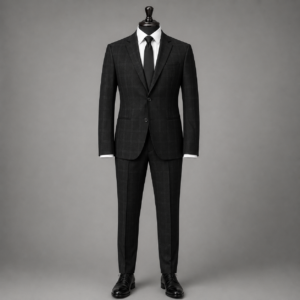 Black Stripe Complete Suit Blazer | LP-281